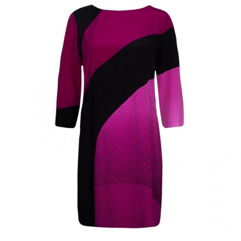 Dian Von Furstenburg Pink Silk Dress/ Size 6